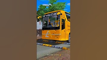 Scania Evalay sleeper bus in speed breaker🤯🛣#shorts #ets2 #gaming