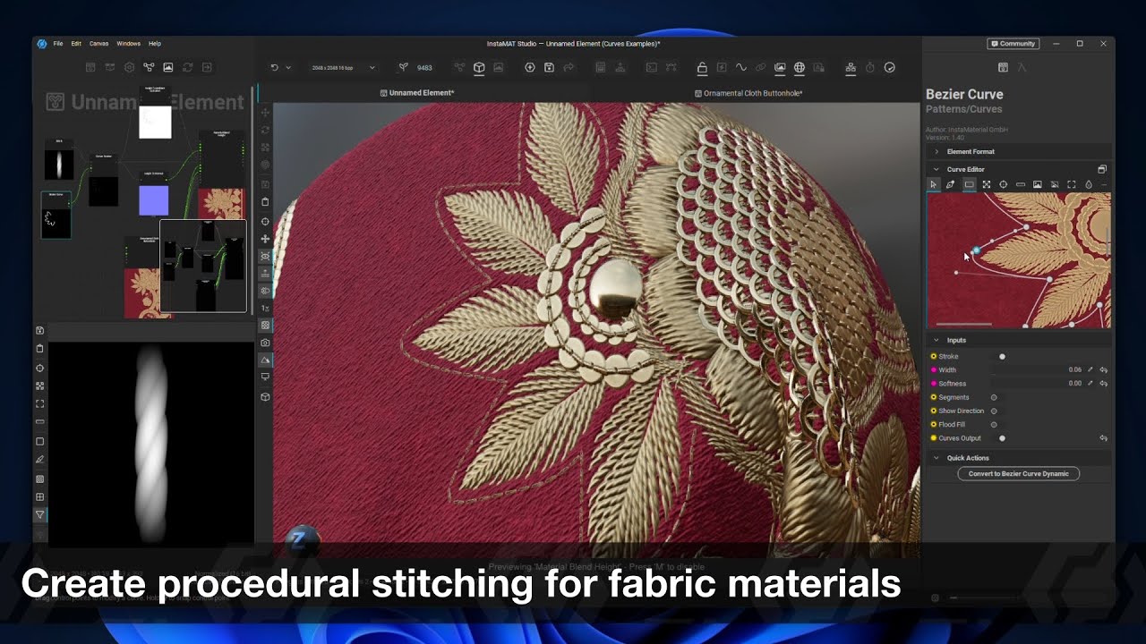 Previewing InstaMAT's Next Release: Terrains, Curves, and Viewport