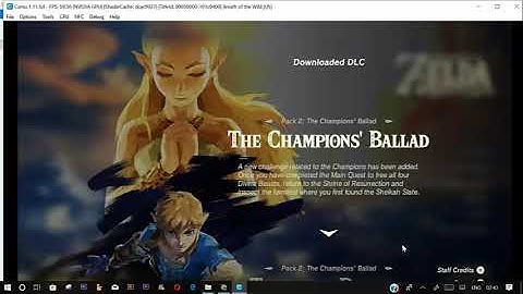 How to fix cemu error " you must perform a system update to play loz:botw" base game