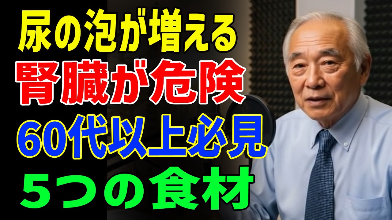 60代以上は要チェック 尿の泡が気にならなくなる 腎臓を整える驚きの食材5選 - 毎日の食事で腎臓ケア - シニアライフ健康