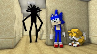 Entity + Sonic And Tails Dancing Meme - The Backrooms + Sad Ending (Minecraft Animation) FNF