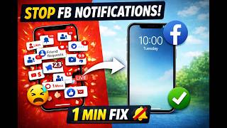 How to Stop Facebook Notifications (Android &amp; iPhone) 🔕 2026 Guide