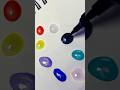 water drops satisfying #art #satisfyling #colormixingmagic #shorts