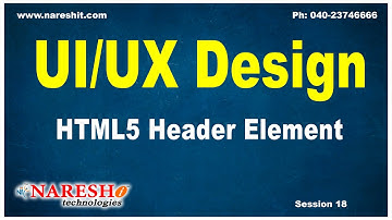 Session:18 | HTML5 Header Element | UI/UX Tutorial | UI Technologies Training
