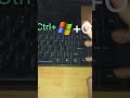 Shortcut key to open the onscreen keyboard in windows shorts youtubeshorts shortcutkeys