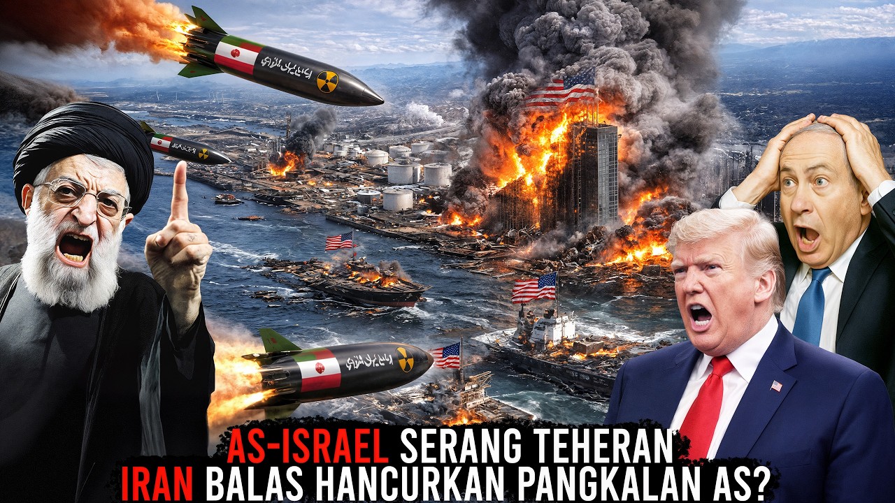TEHERAN DISERANG AS-ISRAEL, SERANGAN BALASAN IRAN HANCURKAN PANGKALAN AS? Timur Tengah Makin Memanas