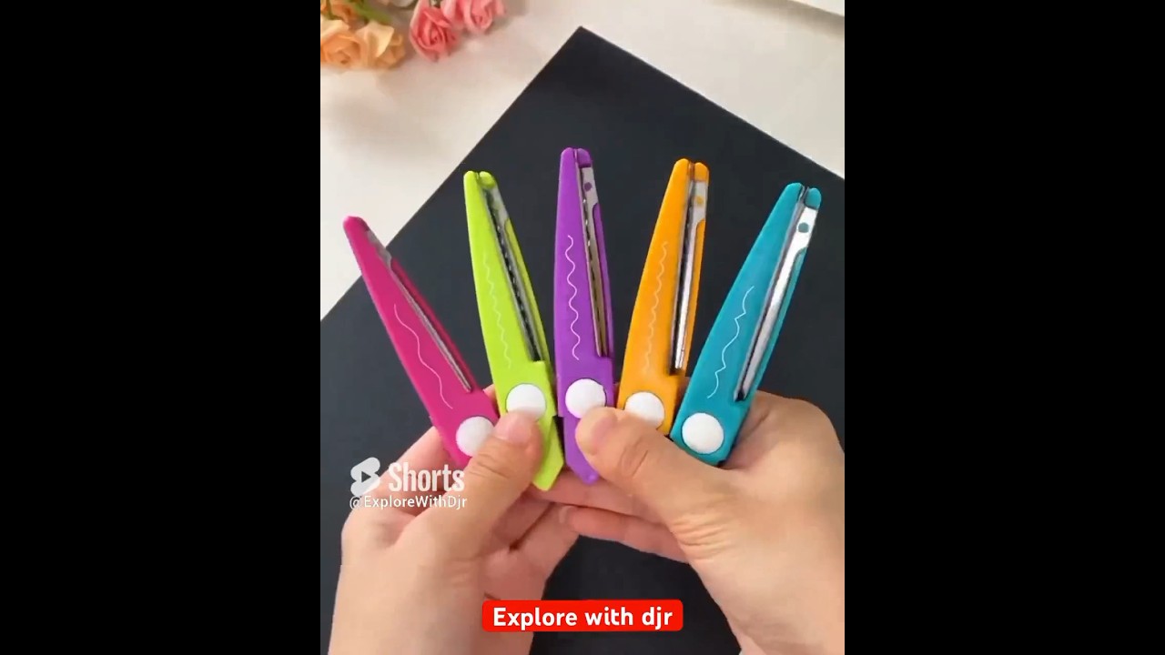 shape cutting scissors | शेप कटिंग कैंची | Stationery | useful Stationery 