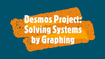 Desmos Project: Solving Systems by Graphing