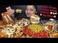 DAHI PURI, CHEESY PIZZA, MAGGI, PANEER FRANKIE, FRIED MANCHURIAN, PAN PIZZA AND SANDWICH,EATING SHOW