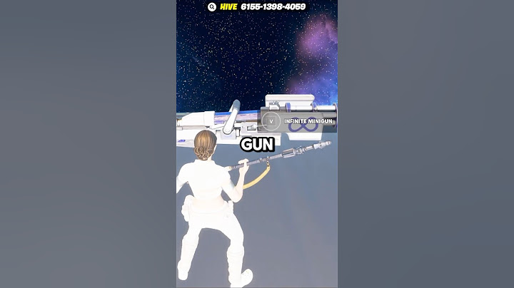 How to get the Infinite Minigun in 1v1 with e