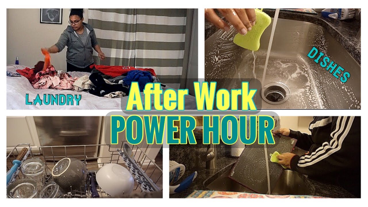 AFTER WORK POWER HOUR | SPEED CLEAN WITH ME | EXTREME CLEANING MOTIVATION 2020