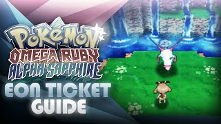 Pokemon ORAS: Easy Eon Ticket Homepass Guide! - Mootypwns