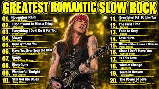 Greatest Romantic Slow Rock 💕 Best Rock Love Songs of All Time