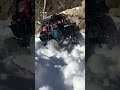 Slow motion Jeep wrangler Trx4 is unstoppable #snowday #jeep #rip
