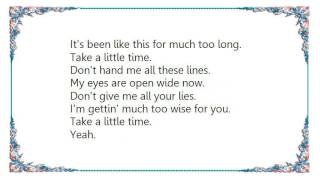 Gary Moore - Take a Little Time Lyrics