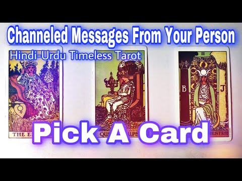 Hindi-Urdu | Pick A Card | Channeled messages from your person ...