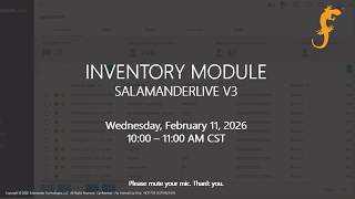 SalamanderLive Inventory Module