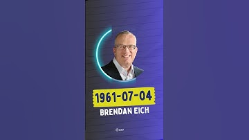 JavaScript | Meet the Geniuses Behind Your Code!  | Brendan Eich