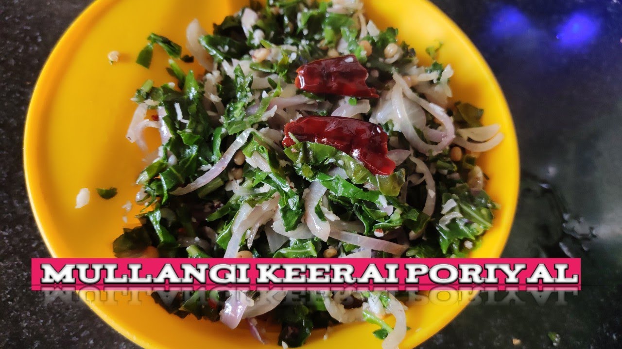 How to prepare/cook Radish Leaves /Mullangi keerai poriyal YouTube