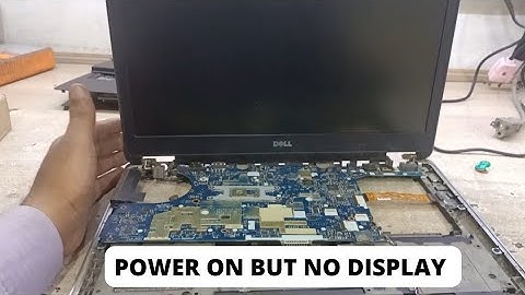 Dell latitude E7440 Power On But No Display/ Dell E7440 No Display/Dell laptop turning on no display