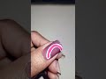 try this pink nail polish nail art 💅#pinknaildesigns #easy