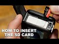 Gopro hero 11 how to insert the sd card