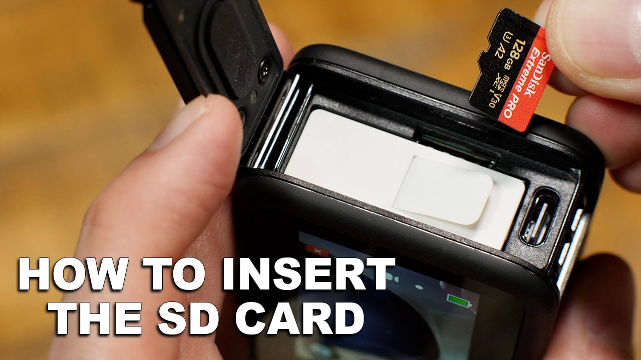 GoPro Hero 11: How to Insert the SD Card 