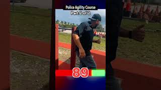 Police Obstacle Course VS 40 year old part 2 of 2