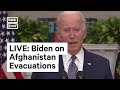 Biden Refuses to Answer Questions on Afghanistan, Flees Podium as Reporter asks About Stranded Americans (VIDEO)