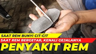 Rem Berdecit dan kenapa mobil direm bergetar