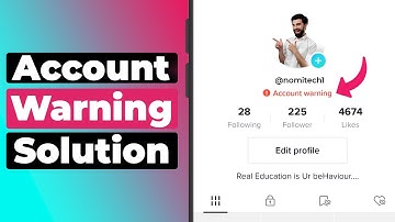 Tiktok account warning problem solved 2022 | Tiktok account warning ko kaise hataye |