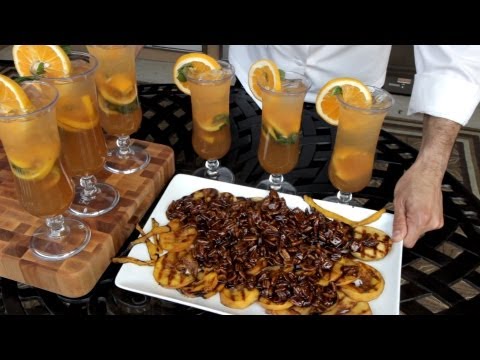 How to make Grilled Bourbon Drunken Fruit and Cocktail from the Fruit Marinade - Blaze Grill