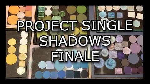 Project Single Shadows Finale | Single Eyeshadow Collection + Declutter