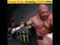 Roman Reigns brutalizes Triple H #shorts #wwe