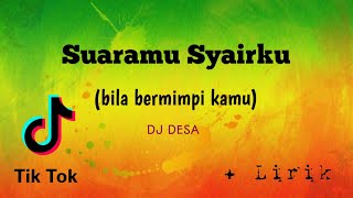 Suaramu Syairku (bila bermimpi kamu) DJ SKA SLOW