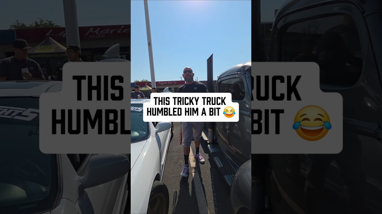 This tricky truck humbled my blind husband #blind #classictrucks