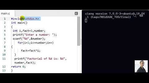 C Programming in Marathi, Factorial Number by Dr. Pranav Patil