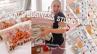 Day in the Life of a Small Business Owner, ASMR Packing Orders, Studio Vlog 032
