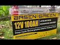 Basengreen lifepo4 12v 100ah outdoor power station
