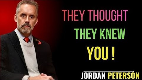 They looked at you and saw nothing special. They doubted you, dismissed you, and