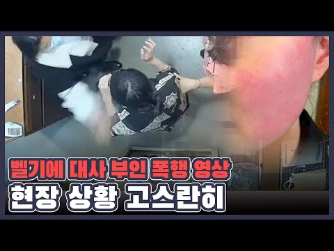 벨기에 대사 부인 '한국인 폭행' CCTV 원본 공개 I The Belgian ambassador's wife hits a korean worker