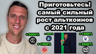 Криптовалюта прогноз. Альткоины на пороге взрывного роста. Альтсезон 2025. Биткоин доминация рухнет.