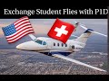 Exchange student gets a Private Jet Ride