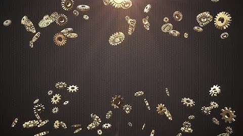 Golden Gears Background Pack Stock Motion Graphics