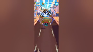 Talking Tom Hero Dash: Ginger Attack Panda 😈😈 #panda #ginger #talkingtomherodash #attack #herotom