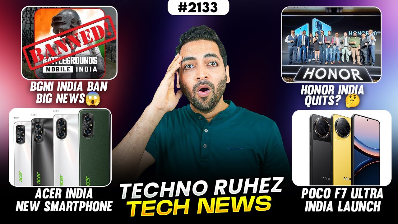 BGMI India Ban😱,Honor India Quits?,OPPO K13 India,Samsung M56 India Launch,POCO F7 Ultra India