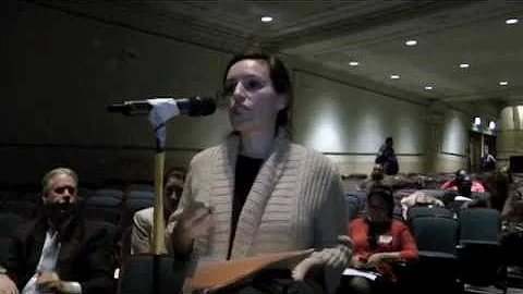 PEP Jan 2011: Teacher  Julie Cavanagh and UFT's Mi...