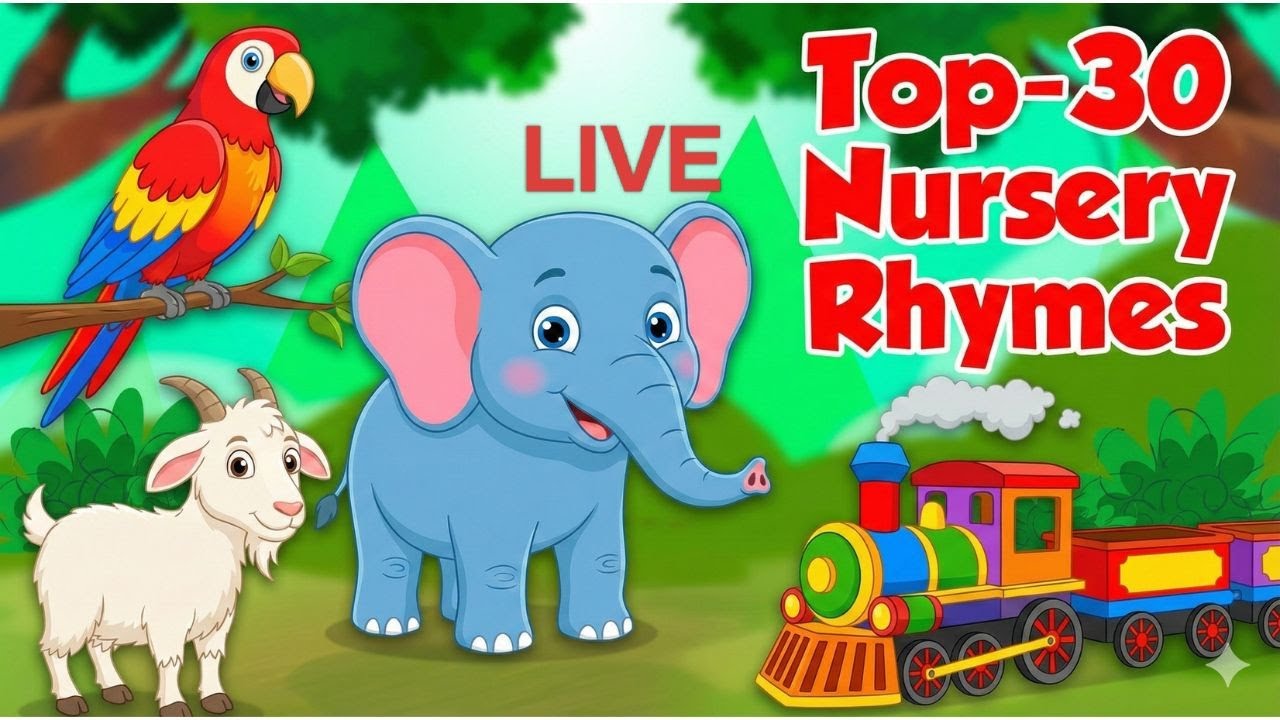 Top 30 Hindi Nursery Rhymes For Kids | Hindi Kavita | Little Treehouse ...