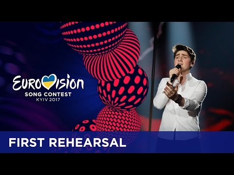 Brendan Murray - Dying To Try (Ireland) First rehearsal in Kyiv