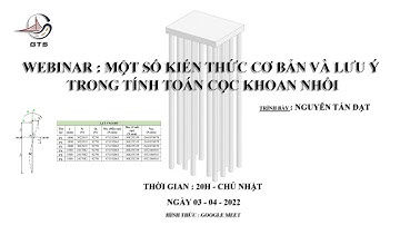 Tính toán cọc khoan nhồi